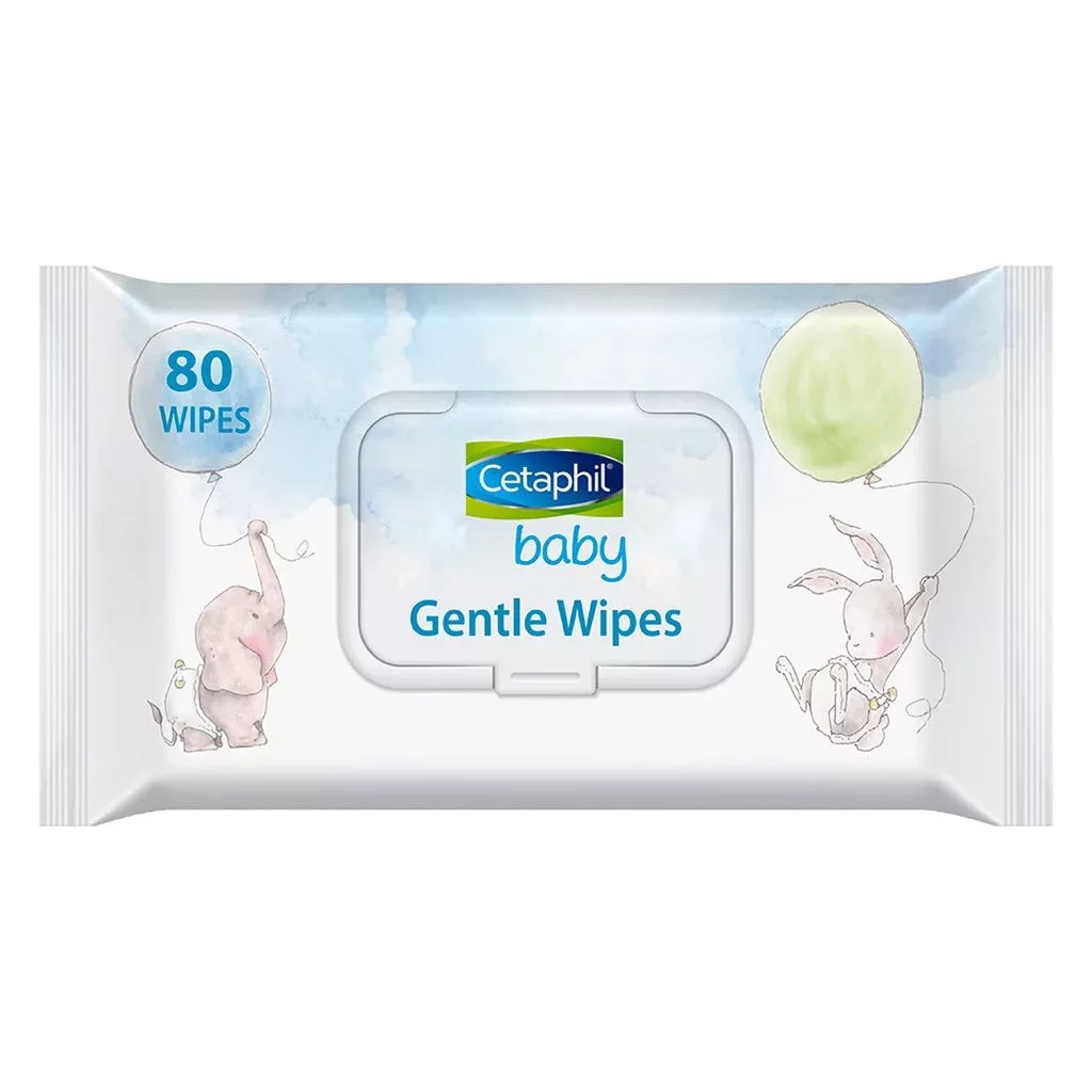 Cetaphil Baby Wipes, 80 Wipes