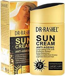 DR. RASHEL Anti-Ageing Sun Cream 80grams SPF75 Clear