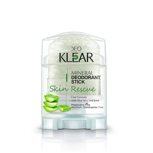 DEO KLEAR Mineral Deodorant Stick Skin Rescue 70 gm