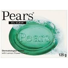Pears Oil Clear Soap Emerald 125grams Green