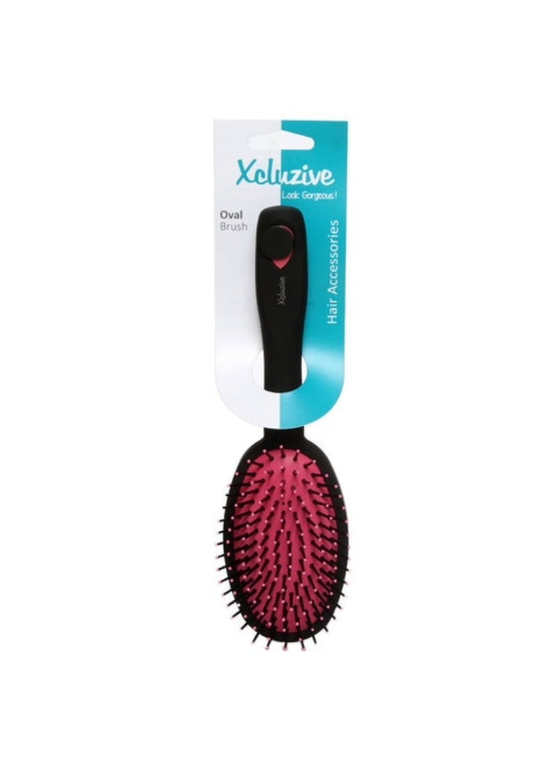 Xcluzive Black  Wooden Cushion Hair Brush