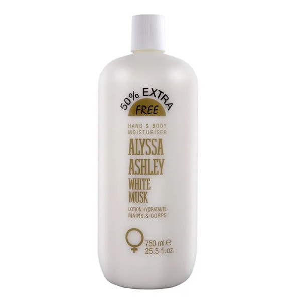 Alyssa Ashley White Musk Hand & Body Moisturiser 750 ML