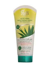 Aleo Vera Moisturizing Face And Body Cream  170ml With Vitamin A/C/E