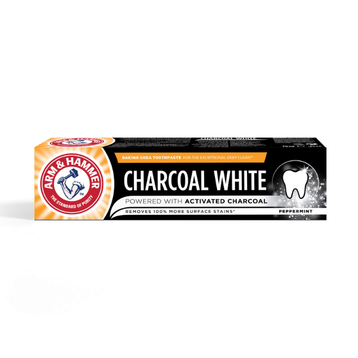 Arm And Hammer 75ml Charcoal White Toothpaste