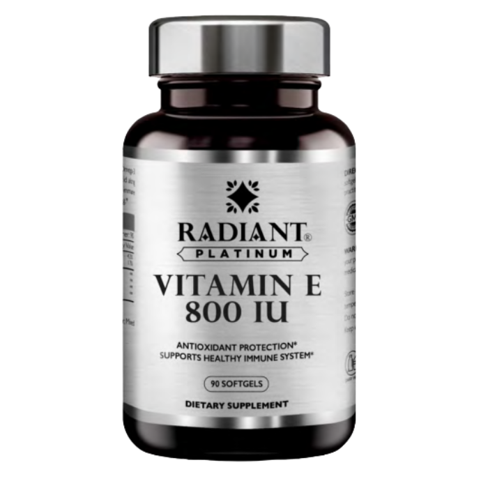 Radiant Platinum Vitamin E 800 IU 90 softgels