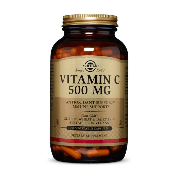Solgar Vitamin C 500 mg Vegetable Capsule 250's