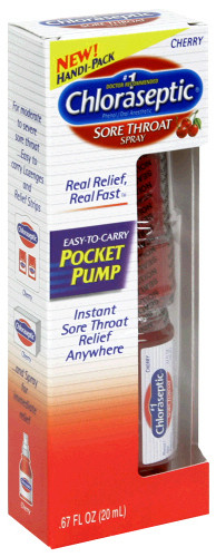 Chloroseptic Soar Throat Cherry Pocket Pump spray 20ml
