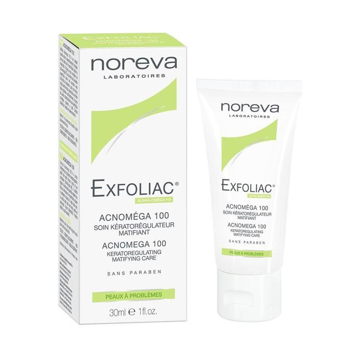 Noreva 30 ml Exfoliac Acnomega 100 Matifying Care