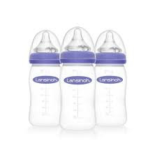 Lansinoh 8oz Feeding Bottles Pack Of 3
