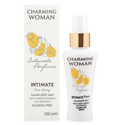 Charming Woman Alcohol-Free Intimate Care Spray White With Moisturizing Silk Extract 100ml