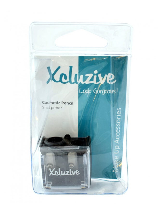 Xcluzive Black/Clear Cosmetic Pencil Sharpener