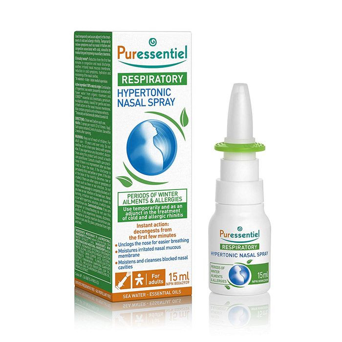 Puressentiel Respiratory Hypertonic Nasal Spray 15ml