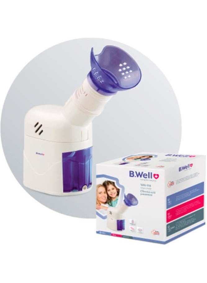 B.Well Swiss PRO-118 Medicine Container, Inhalation & Cosmetic Masks Steam Inhaler