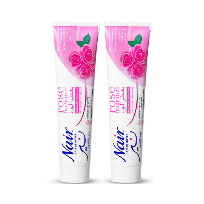 Nair Hair Removal Cream Rose Twin Pack Promo 110g