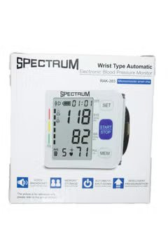 Spectrum Wrist Type Automatic Electronic Blood Pressure Monitor RAK-283
