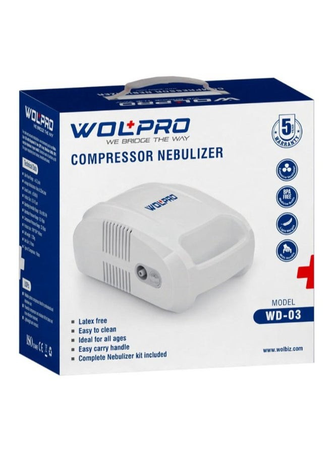 Wolpro Compressor Nebulizer  With Complete Kit WD03