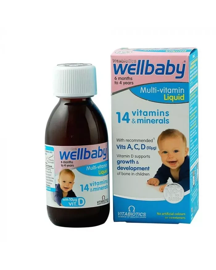 Buy Vitabiotics Wellbaby Multivitamin Liquid 6 Months to 4 Years