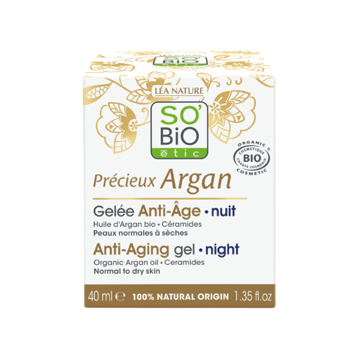 So Bio Etic Organic Argan Anti-Aging Night Gel 40ml