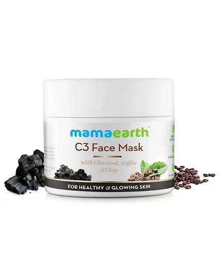 Mamaearth Charcoal Coffee And Clay Face Mask 100mL
