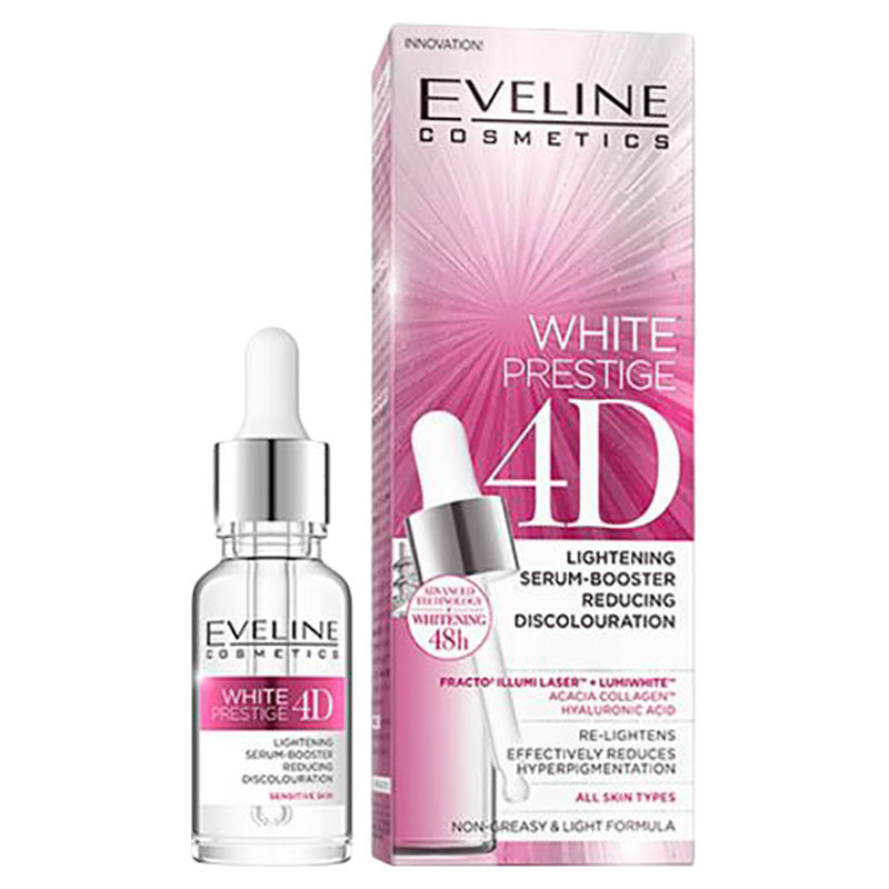 EVENLINE COSMETICS WHITE PRESTIGE 4D LIGHTENING SERUM 18 ML