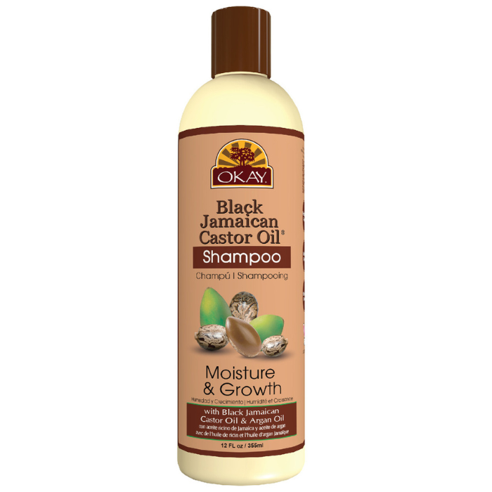 Okay Pure Naturals Black Jamaican Castor Oil Shampoo 12oz