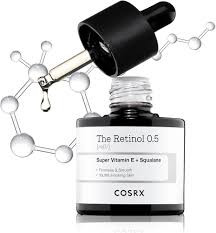 Cosrx Advanced Retinol 0.5 Oil - Highly Concentrated 0.5% Pure Retinol 20ml Anti-Aging Treatment