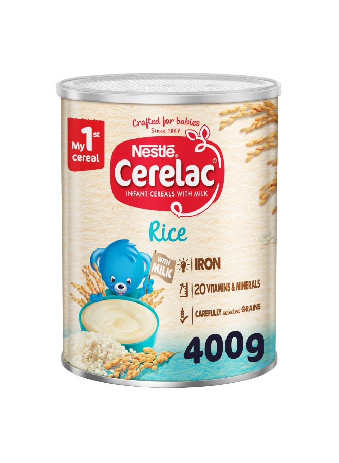 Cerelac 400grams Infant Cereals With Iron And Rice