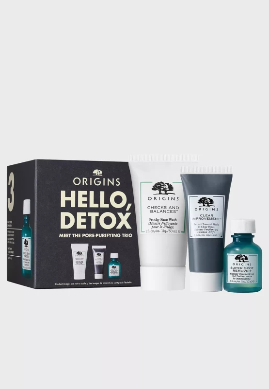 ORIGIN Hello, Detox Meet The Pore-Purifying Trio Set
