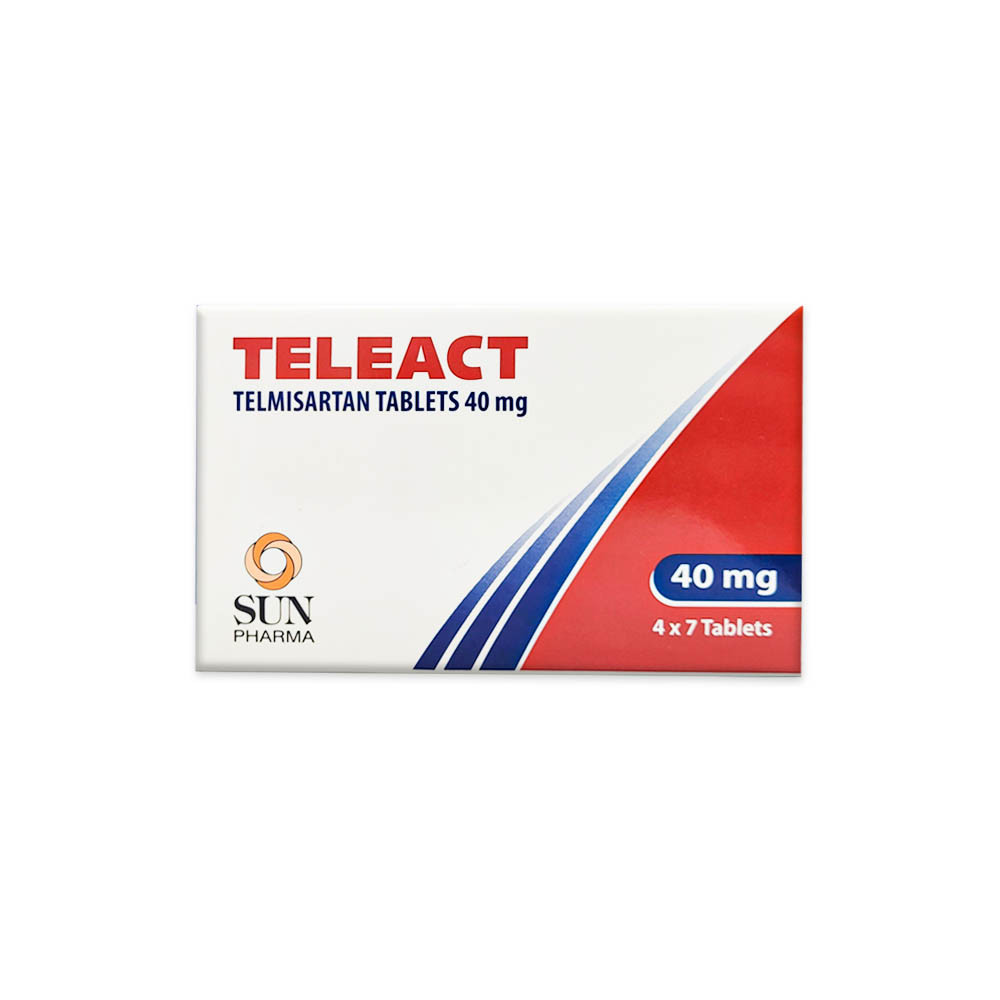 Buy Teleact Telmisartan Tablets 40 Mg 28'S Online At Best Price In UAE ...