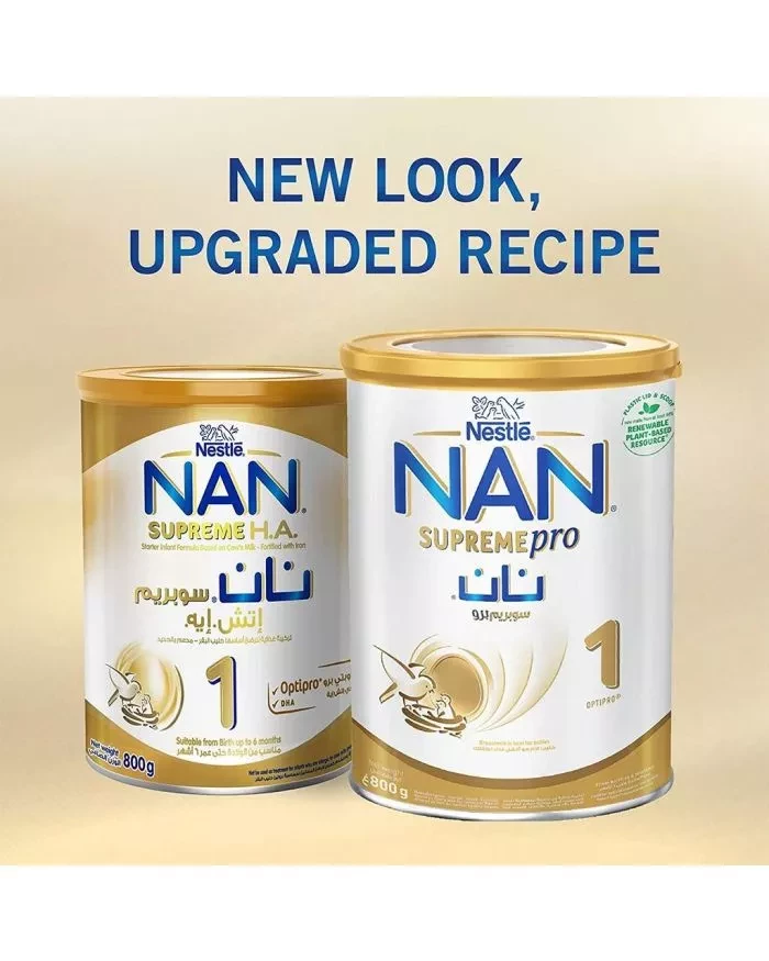 Buy Nestle NAN Supreme Pro Stage 1 Milk Formula Powder 800 gm Online at  Best Price in UAE | Medi Life Pharmacy Online