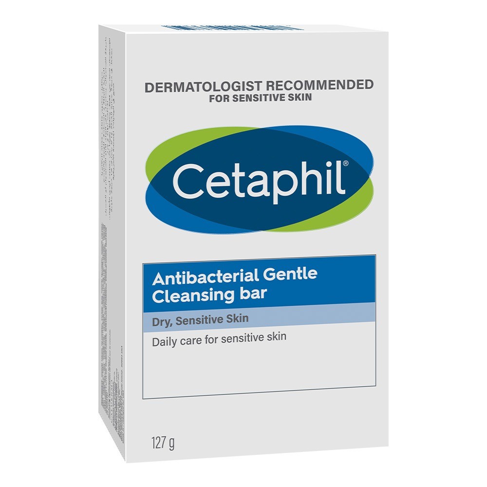 Cetaphil Antibacterial Gentle Cleansing Bar - 127g