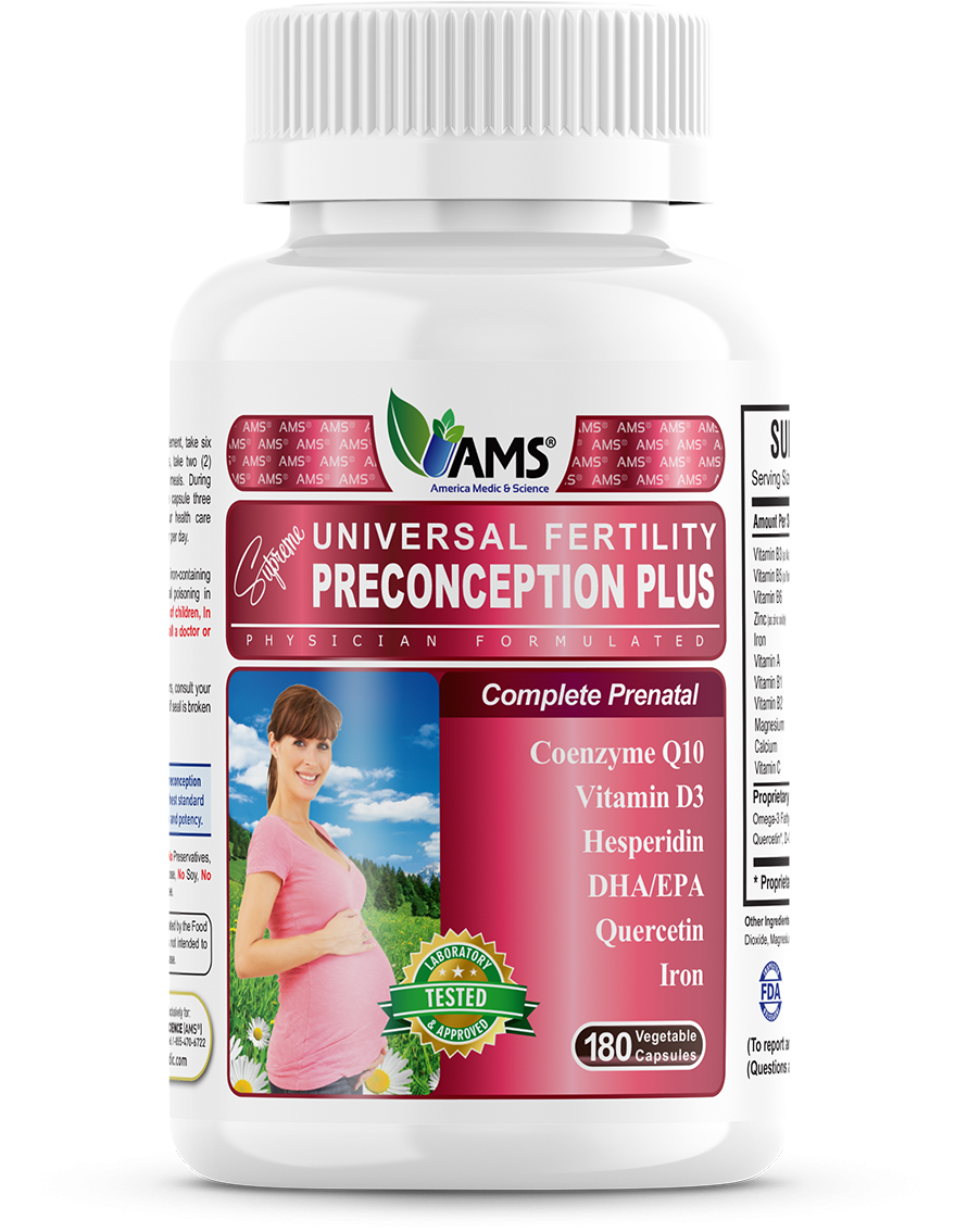 AMS Preconception Plus Female Capsules 180’s