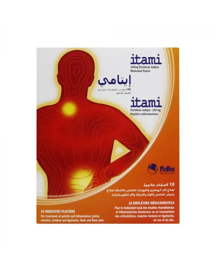 Itami Medicated Plasters 10 cm x 14 cm 10'S