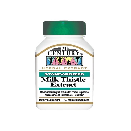 21st Century Milk Thistle Extract 60 Capsules