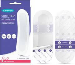 Lansinoh Csection Recovery Pads Postpartum Essentials 4 Sterilized Pads Provide Cooling Relief To Scar Area C Section Recovery Must Haves Great For Baby Registry