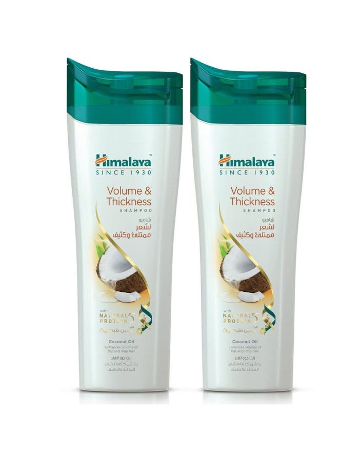 Himalaya Volume & Thickness Shampoo With Coconut Oil 400ml, Pack of 2