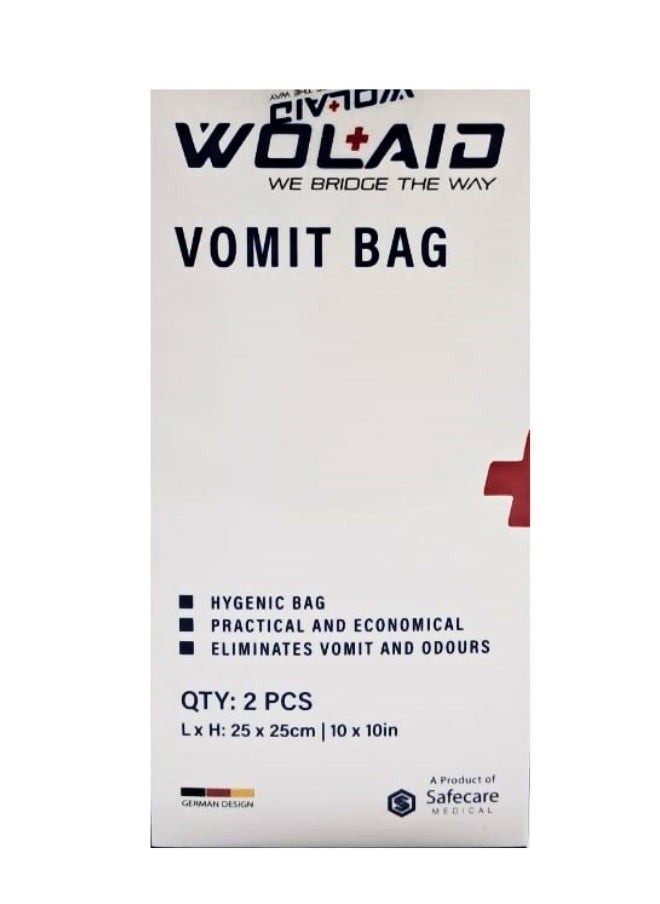 Wolaid  2"S Vomit Bag With Gel