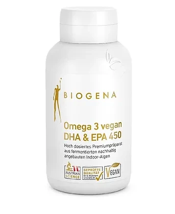 BIOGENA Omega 3 Vegan DHA & EPA 450 - 90 Capsules