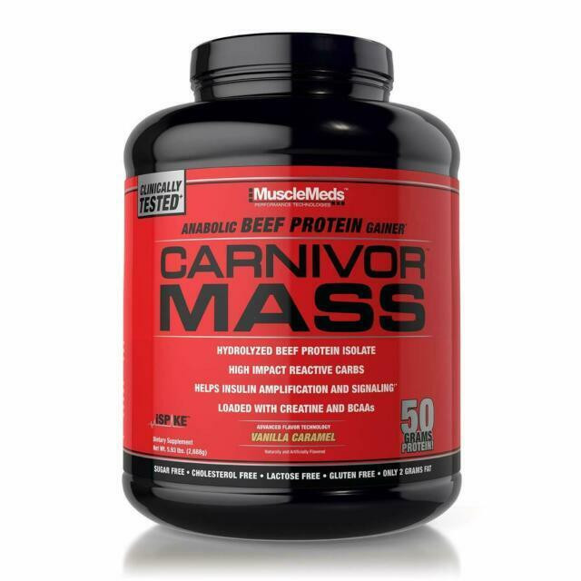 MuscleMeds Carnivor Mass Vanilla Caramel 5.78 Lbs