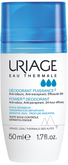 Uriage Power 3 Deodorant Roll On 50 mL