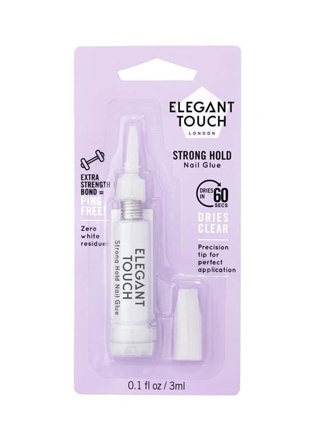 ELEGANT TOUCH  Hold Strong Nail Glue 3Ml