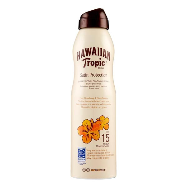 Hawallan Tropic Satin Protection Spray SPF 15 - 220 ML