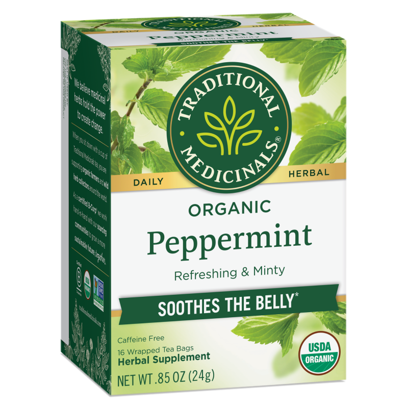 Traditional Medicinals Peppermint 16 Tea Bags
