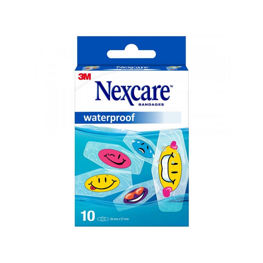 3M NEXCARE EMOJI BANDAGE  WATERPROOF 10'S