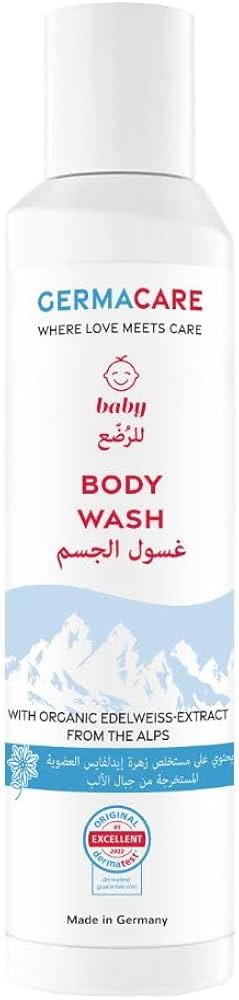 Germacare  200 ML  Tears Free Head To Toe Natural Baby Body Wash For Sensitive Skin