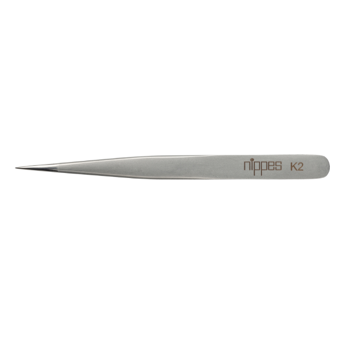 Nippes  K2 Tweezer Stainless Steel Pointed