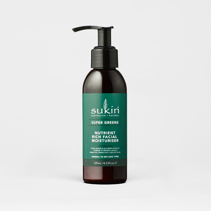 Sukin Supergreens Nutrient Rich Facial Moisturiser 125ml