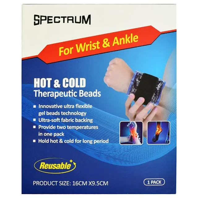 Spectrum Hot & Cold Therapeutic Beads For Wrist & Ankle