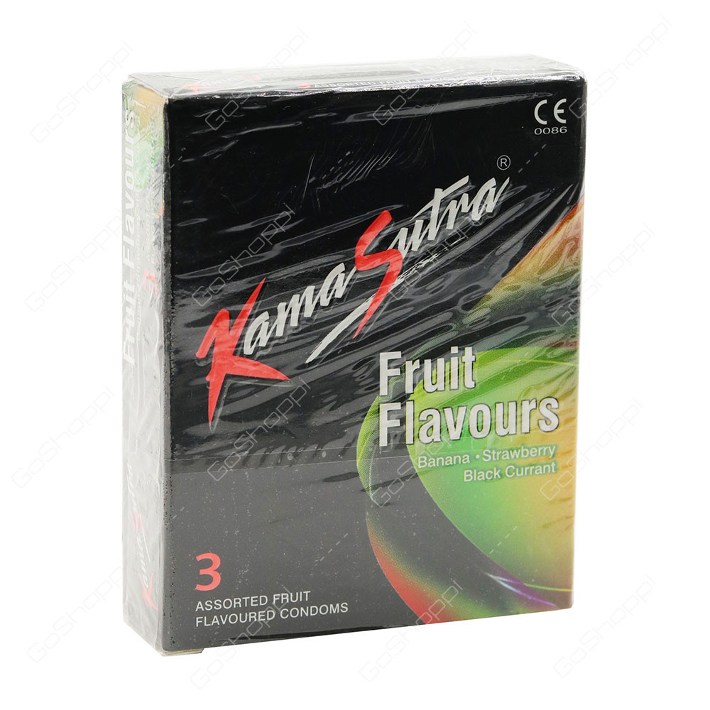 BUY KAMASUTRA FRUIT FLAVOURED CONDOMS (3S PACK)-MEDILIFE PHARMACY-UAE