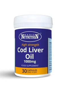 Basic Nutrition Cod Liver Oil 1000 Mg Capsules 30'S